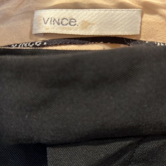 Vince Slim Straight Ankle wool Blend Black Pants Size 2 - Picture 9 of 9